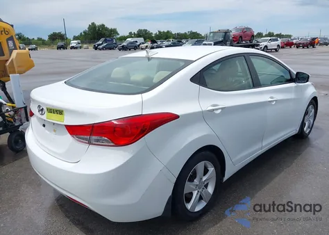2013 Hyundai Elantra Gls из США, поврежденный, VIN 5NPDH4AE1DH285568
